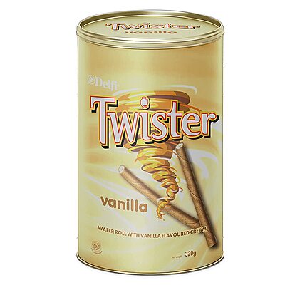 Delfi Twister Wafer Roll-320g
