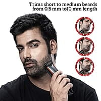 Agaro MT-6001 Cordless Beard Trimmer For Men
