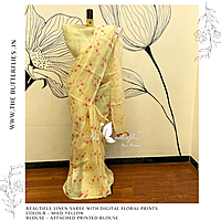 PURE LINEN SAREE YBRSLIN23431 PURE LINEN SAREE YBRSLIN23431