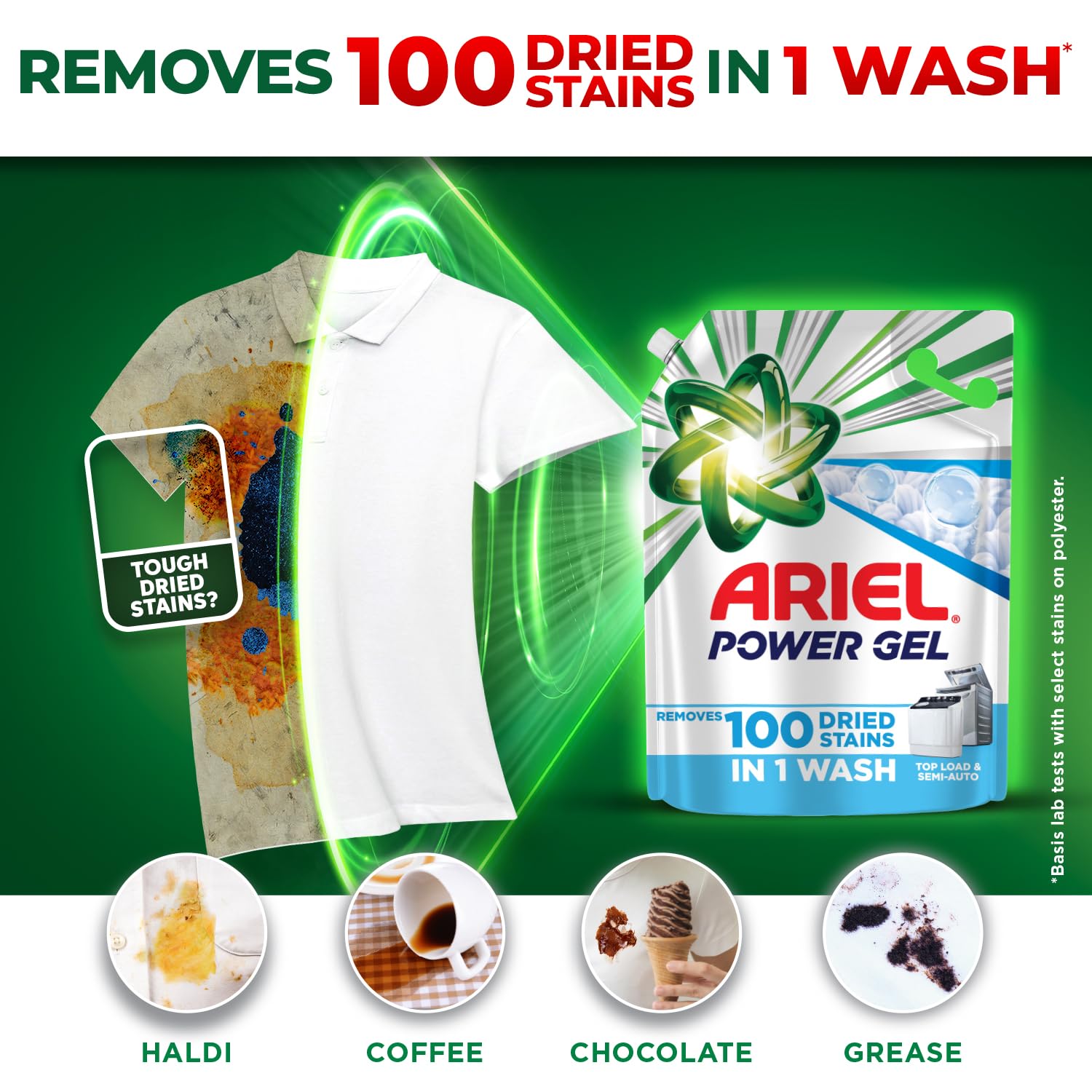 ARIEL POWER GEL TOP LOAD 3KG