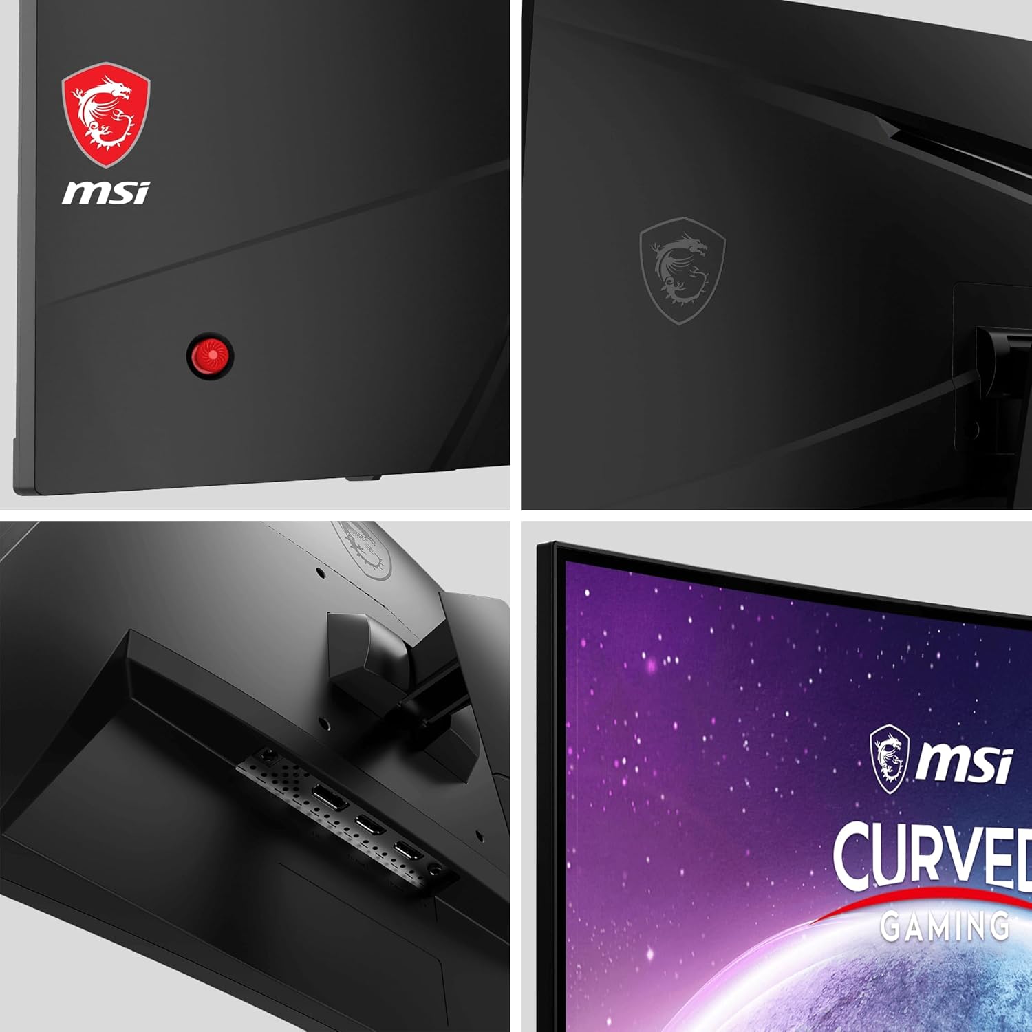 MSI, 27 Inch FHD Curved Gaming Monitor, 250Hz, 1ms, FreeSync Premium, G27C4X
