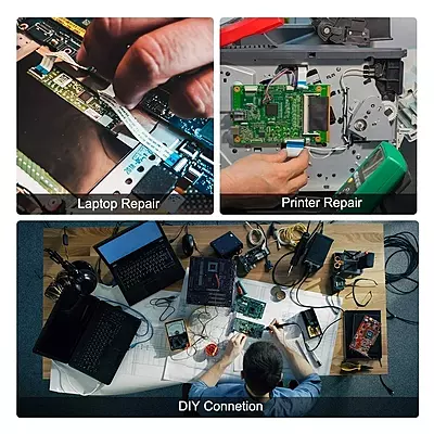 8 Pin 1mm Pitch 152mm Reverse FFC Flexible Flat Cable