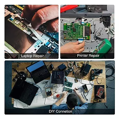 8 Pin 1mm Pitch 100mm Same Side FFC Flexible Flat Cable 8 Pin 1mm Pitch 100mm Same Side FFC Flexible Flat Cable