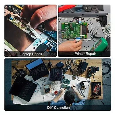 40 Pin 1mm Pitch 200mm Same Side FFC Flexible Flat Cable 40 Pin 1mm Pitch 200mm Same Side FFC Flexible Flat Cable