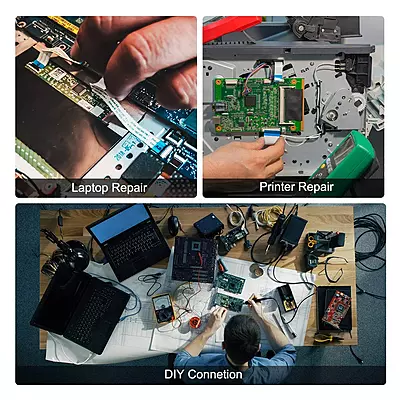 10 Pin 1mm Pitch 150mm Reverse FFC Flexible Flat Cable