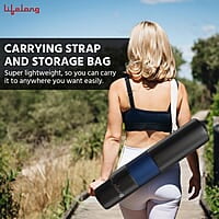 Lifelong Dual Color TPE Material Yoga Mat for Women & Men 6mm Anti-Slip Yoga Mat for Gym Workout Exercise Mat