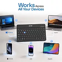 EVM WLKM EnEdge Rechargable Keyboard - Black