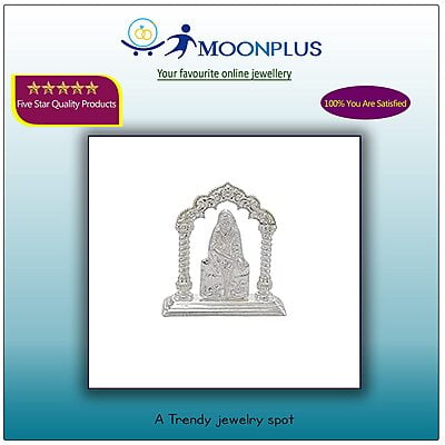 Silver Lord Saibaba Idol Silver Lord Saibaba Idol