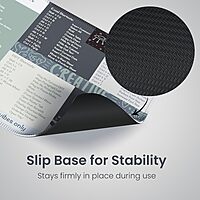 Portronics Comfipad 3 Mouse Pad – Grey, Smooth & Precise