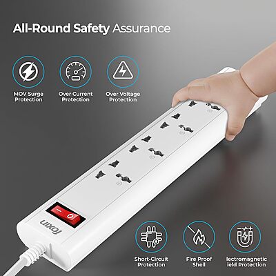 SURGE PROTECTOR FOXIN 5 SKT 2MTR (FSP-510) SURGE PROTECTOR FOXIN 5 SKT 2MTR (FSP-510)