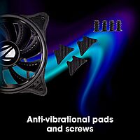 Zebronics Zeb-PGF100 RGB Fan features vibrant RGB lighting, efficient cooling, and a sleek design. Perfect for gamers and PC builders looking to enhance aesthetics and performance.