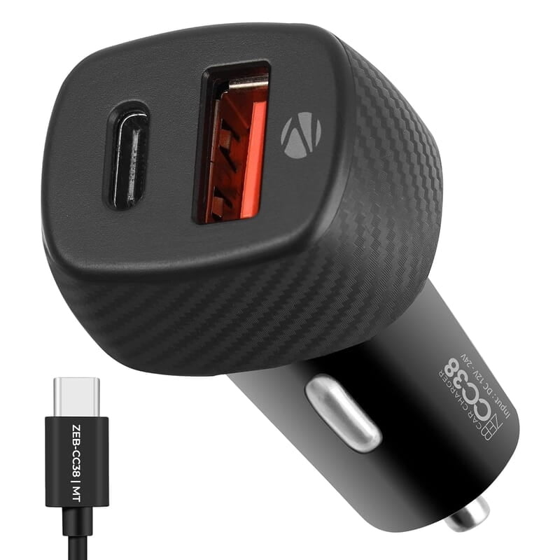 Zebronics CC38 Car Charger 38W Zebronics CC38 Car Charger 38W