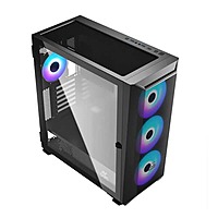 Ant Esports 711 Air Mesh ARGB E-ATX Mid Tower Case – High Airflow | USB-C | ARGB