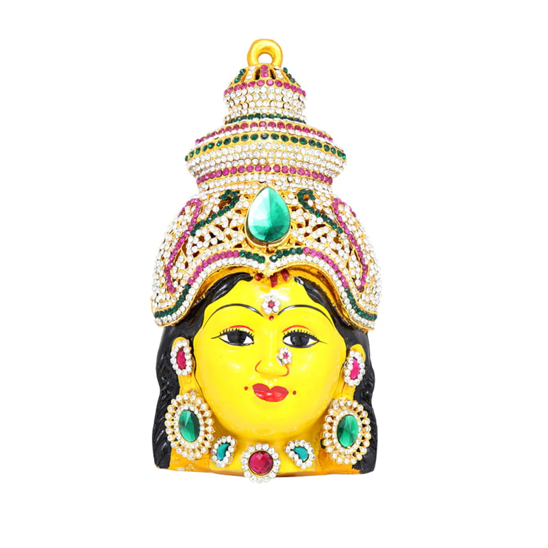 God Ornament Goddess Varalakshmi Stone Face/Mugam God Ornament Goddess Varalakshmi Stone Face/Mugam