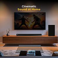 Just Corseca Sonic Bar 200W Bluetooth Soundbar – Powerful Bass | Home Enter