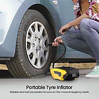 Portronics Vayu Lite – 150 PSI Car Tyre Inflator is a portable, efficient device for quick tyre inflation, ensuring road safety.