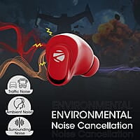 Zebronics Zeb-Sound Bomb N2 TWS Wireless in Ear Earbuds with 50ms Low Latency Gaming, ENC, Voice Assistant, Flash Connect, Splash Proof, BT v5.2, up to 12H Backup, Call Function and Type C