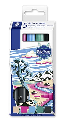 STAEDTLER 349 LUMO ACR MARKER - C5 SET OF 5