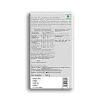 SMOOR Premium Almond Millet Cookies Crunchy & Sweet Gourmet Cookie Biscuits 150g