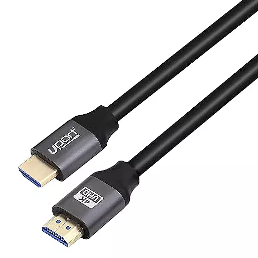 Uport 30m 4K HDMI Cable – Gold Plated Connectors, Supports ARC, High-Speed Transmission, Perfect for 4K TVs, Projectors, and Gaming Consoles, Durable and Flexible Design for Easy Setup.