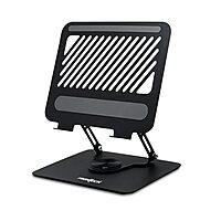 Frontech CP-0009 laptop stand offers ergonomic comfort, foldable design, and sturdy build for better posture and cooling.