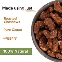 Eat Better Co - Chocolate Coated Nuts - No Added Sugar - 100% Natural - Sweetned using Jaggery - Healthy Chocolate (Chocolate Coated Cashews - Pack of Four - 160 gm)