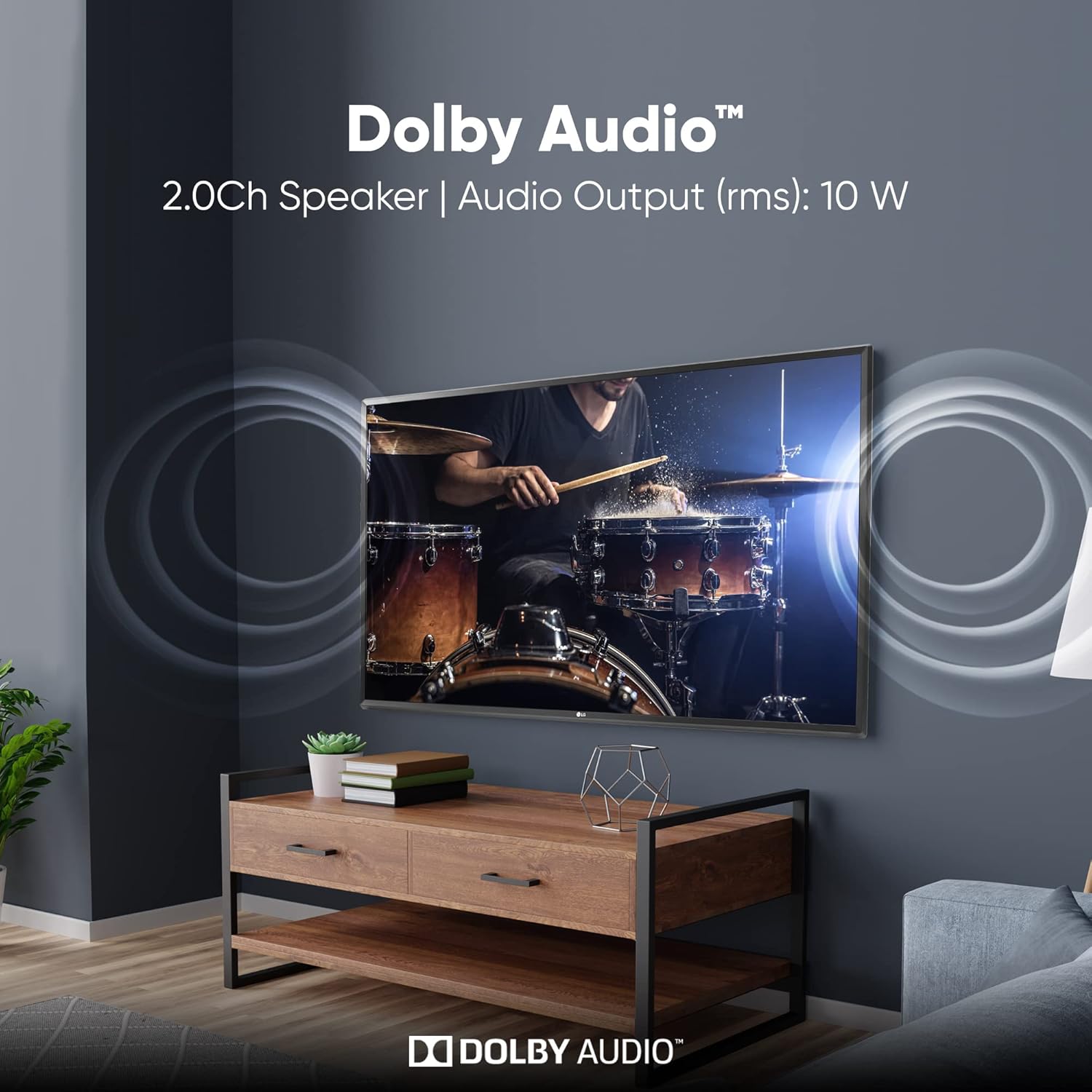 LG 80 cm (32 inches) HD Ready Smart LED TV 32LM563BPTC