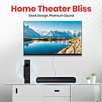 Portronics Pure Sound Pro X 80W Soundbar – Bluetooth 5.3, Customizable EQ | Rich Sound for Movies, Music & Gaming | Perfect for Home Entertainment