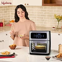 Lifelong Digital Air Fryer Toaster Oven 12L Premium 1800-Watt Oven with 7-in-1 Functions