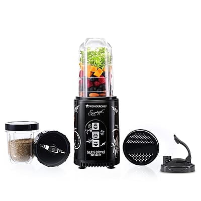 Wonderchef Nutri-blend Mixer, Grinder & Blender Powerful 400W 22000 RPM  2 Unbreakable Jars