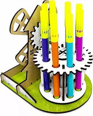 Wind Mill Rotating Pen Stand