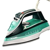 AGARO Galaxy Steam Iron, 2200 watts, Ceramic Coated Sole Plate 285Ml Water Tank