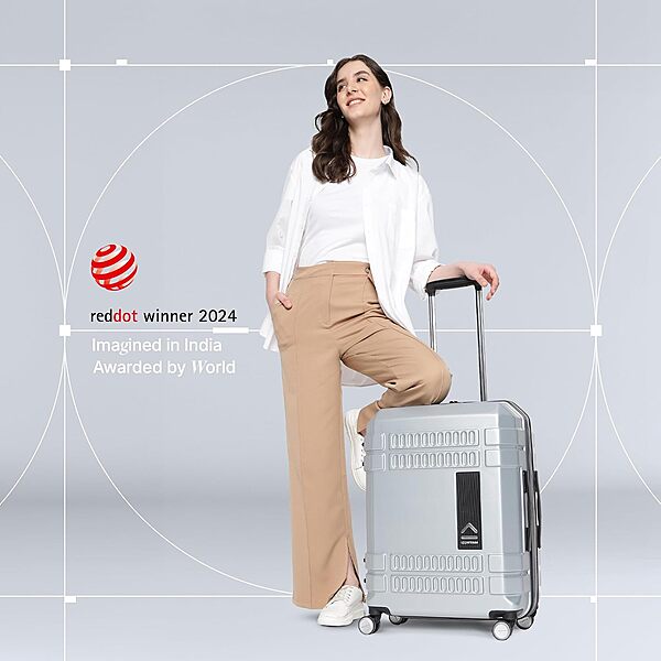 Check-In Inline Trolley Bag|Hardshellsided Luggage Anti-Scratch 8 Wheel Luggage