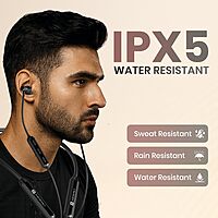 Portronics Harmonics Y2 Bluetooth In-Ear Headset – V5.3, Type-C | 40Hrs Play Time | Black