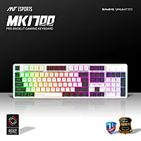 Used Ant Esports MK1700 Membrane, 12 Multimedia Function Keys Wired USB Gaming Keyboard