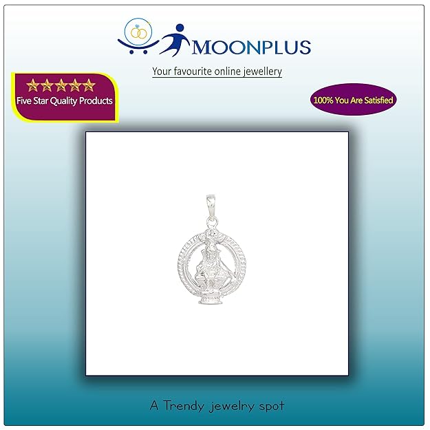 Sterling Silver Ayyappan Pendent/Traditional God Pendent, Dollar