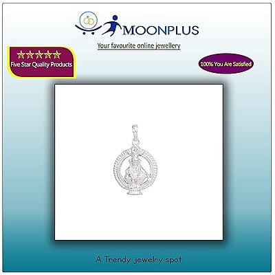 Sterling Silver Ayyappan Pendent/Traditional God Pendent, Dollar Sterling Silver Ayyappan Pendent/Traditional God Pendent, Dollar
