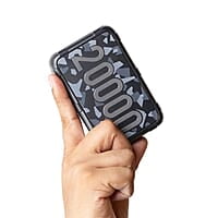 Ambrane 20000mAh Rugged Compact Powerbank, Slim & Lightweight with 22.5W Fast Charging, USB & Type C Output