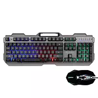 Live Tech Evon+ Combo! Featuring a vibrant RGB keyboard and precision mouse, this set enhances your setup with style and performance for an immersive experience.