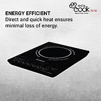 Havells Induction Cooktop Tc 18 1800 Watt (Crystal Glass, Black)