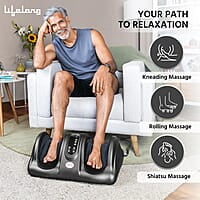 Lifelong Foot Massager Machine for Pain Relief with Kneading function