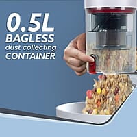 AGARO Supreme Cordless Stick Vacuum Cleaner,2In1 Handheld&Stick,400W Motor,25 Kpa Suction Power,3 Adjustable Suction Modes