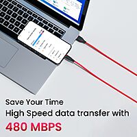 Uport 3M Type-C MF Cable – 10Gbps, 60W, 4K output, durable, fast data transfer, supports high-res displays, ideal for charging.