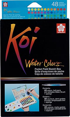 SAKURA KOI WATERCOLOR PAN 48 COLOR SET