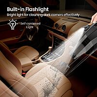 Portronics Mopcop Rechargeable Handheld Vacuum Cleaner for Home & Car