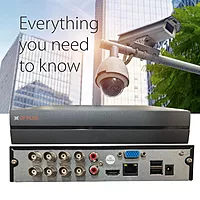 Open Box CP Plus 8 Channel Full HD DVR with H.265+ Compression | Supports Upto 2MP Cameras, Black, CP-UVR-0801E1-IC2