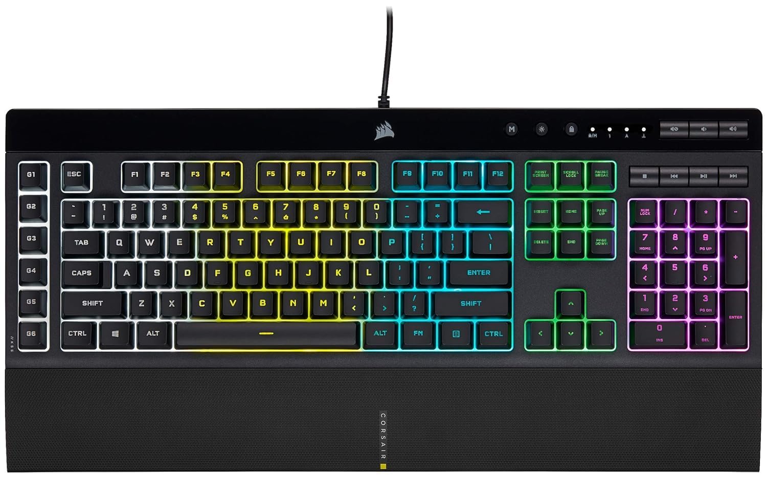 OpenBox Corsair K55 PRO RGB Wired USB Gaming Keyboard