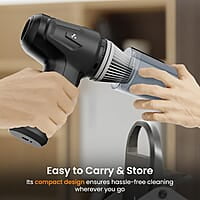 Ambrane 12kPA Powerful Suction 80W Wireless Hand Vacuum & Air Blower 2-in-1 Wireless Vacuum Cleaner