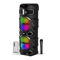 Frontech Sonata SW-0180 delivers rich 2.1 channel sound with deep bass—perfect for music, movies, and gaming.