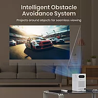 Portronics Beem 500 Projector – 8K Support, 1080p Full HD, Compact Design | Vibrant Colors, Built-in Speakers | Ideal for Home, Gaming & Presentations